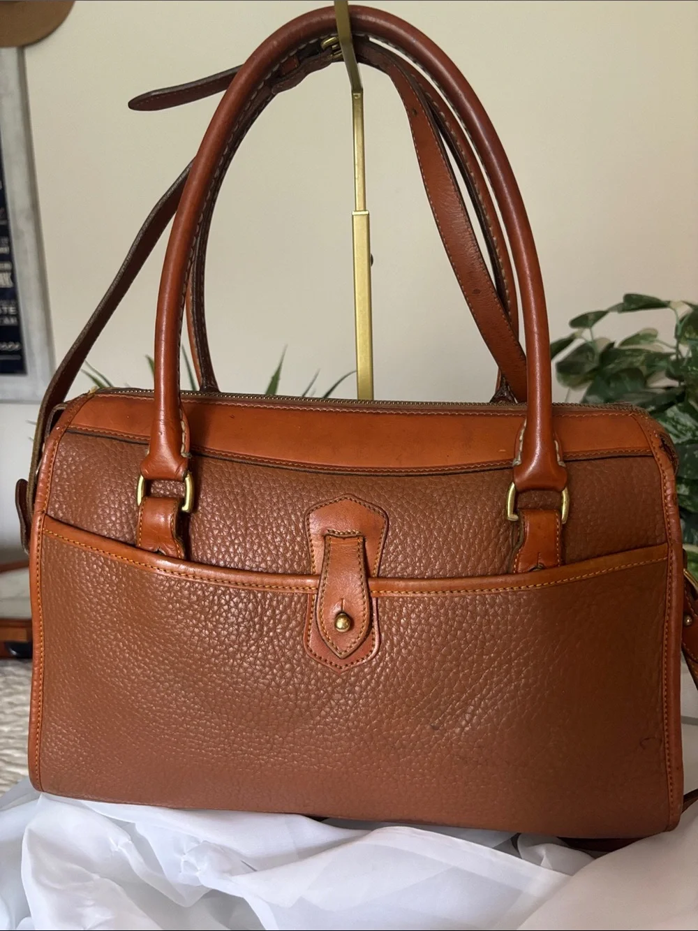 Vintage Dooney & Bourke All Weather Leather (AWL) Satchel